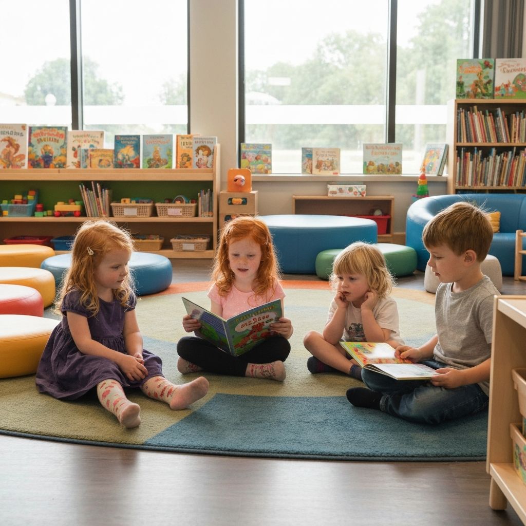 Children at storytime event